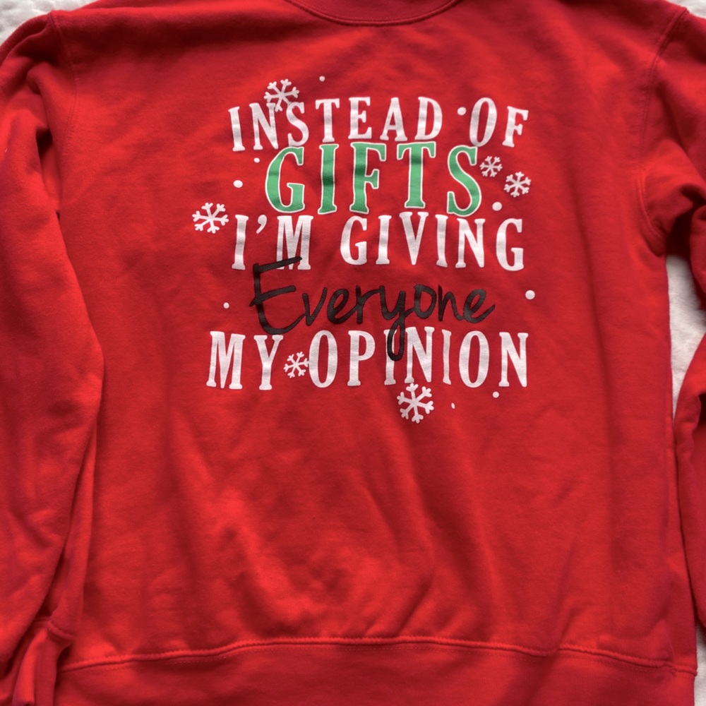 Long sleeve Christmas sarcastic sweater